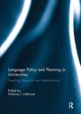 Cover: Language Policy and Planning in Universities - Routledge
