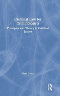 Cover: Criminal Law for Criminologists - Routledge