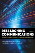 Cover: Researching Communications - Bloomsbury Academic USA