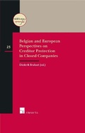 Cover: Belgian and European perspectives on creditor protection in closed companies - Intersentia Ltd