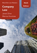 Cover: Company Law - Hart Publishing