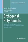 Cover: Orthogonal Polynomials - Birkh&auml;user