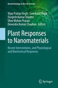 Cover: Plant Responses to Nanomaterials - Springer