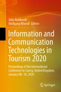 Cover: Information and Communication Technologies in Tourism 2020 - Springer