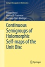 Cover: Continuous Semigroups of Holomorphic Self-maps of the Unit Disc - Springer