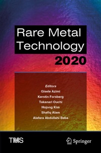 Abbildung von: Rare Metal Technology 2020 - Springer