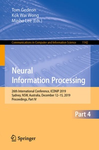 Enlarge image Cover: Neural Information Processing - Springer