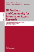 Cover: NII Testbeds and Community for Information Access Research - Springer