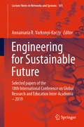 Cover: Engineering for Sustainable Future - Springer