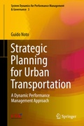 Cover: Strategic Planning for Urban Transportation - Springer