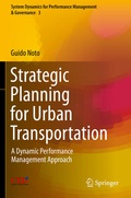 Cover: Strategic Planning for Urban Transportation - Springer