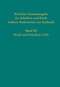 Cover: Kritische Gesamtausgabe der Schriften und Briefe Andreas Bodensteins von Karlstadt - G&uuml;tersloher Verlagshaus