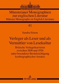 Cover: Verleger als Leser und als Vermittler von Lesekultur - Peter Lang Verlag