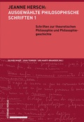 Bild: Schriften zur theoretischen Philosophie und Philosophiegeschichte - Schwabe Verlagsgruppe AG Schwabe Verlag