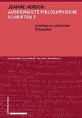 Bild: Schriften zur politischen Philosophie - Schwabe Verlagsgruppe AG Schwabe Verlag
