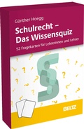 Cover: Schulrecht - Das Wissensquiz - Beltz Verlagsgruppe GmbH & Co. KG