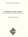 Cover: Cyfres Astudiaethau Theatr Cymru: 6. Dieithryn wrth y Drws, Y - Collins