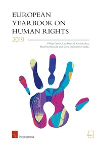Enlarge image Cover: European Yearbook on Human Rights 2019 - Intersentia Ltd