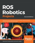 Cover: ROS Robotics Projects - Packt Publishing