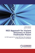 Cover: NGS Approach for Variant Discovery in Giant Freshwater Prawn - LAP Lambert Academic Publishing