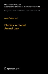 Abbildung von: Studies in Global Animal Law - Springer