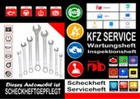 Abbildung von: KFZ AUTOMOBIL SERVICEHEFT Scheckheft Inspektionsheft Wartungsheft Service Leistungen - BoD - Books on Demand