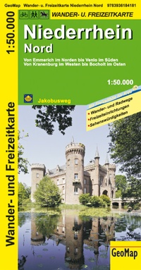 Abbildung von: Niederrhein Nord Wander- und Freizeitkarte - GeoMap