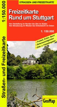 Abbildung von: Rund um Stuttgart - Freizeit- und Strassenkarte - GeoMap