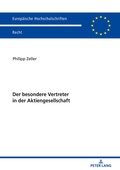 Abbildung von: Der besondere Vertreter in der Aktiengesellschaft - Peter Lang Verlag