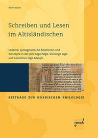 Abbildung von: Schreiben und Lesen im Altisländischen - Narr Francke Attempto