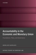 Cover: Accountability in the Economic and Monetary Union - Oxford University Press