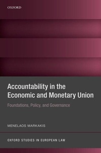 Enlarge image Cover: Accountability in the Economic and Monetary Union - Oxford University Press