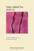 Cover: Bloomsbury Professional VAT 2020/21 - Bloomsbury Professional