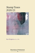 Cover: Stamp Taxes 2020/21 - Bloomsbury Professional
