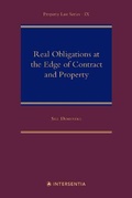 Cover: Real Obligations at the Edge of Contract and Property - Intersentia Ltd