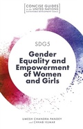 Cover: SDG5 - Gender Equality and Empowerment of Women and Girls - Emerald Publishing Limited