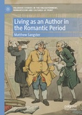 Cover: Living as an Author in the Romantic Period - Palgrave Macmillan
