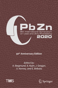 Abbildung von: PbZn 2020: 9th International Symposium on Lead and Zinc Processing - Springer