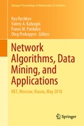 Bild: Network Algorithms, Data Mining, and Applications - Springer