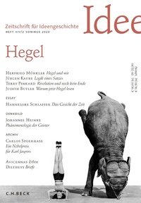 Abbildung von: Zeitschrift für Ideengeschichte Heft XIV/2 Sommer 2020 - C.H.BECK
