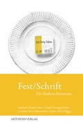 Cover: Fest/Schrift - Aisthesis