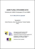 Cover: Tagungsband ASIM Workshop STS/GMMS 2016 - ARGESIM