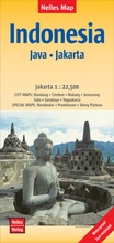 Cover: Nelles Map Landkarte Indonesia : Java, Jakarta - KOMPASS freytag und berndt