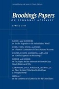 Cover: Brookings Papers on Economic Activity: Spring 2019 - Brookings Institution