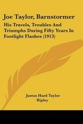 Cover: Joe Taylor, Barnstormer - Kessinger Publishing