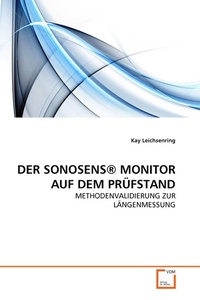 Enlarge image Cover: DER SONOSENS® MONITOR AUF DEM PRÜFSTAND - VDM Verlag Dr. Mueller e.K.