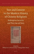 Cover: Text and Context in the Modern History of Chinese Religions - Brill