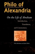 Cover: Philo of Alexandria: On the Life of Abraham - Brill