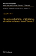 Abbildung von: Grenzüberschreitende Implikationen eines Menschenrechts auf Wasser? - Springer