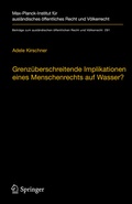 Bild: Grenz&uuml;berschreitende Implikationen eines Menschenrechts auf Wasser? - Springer